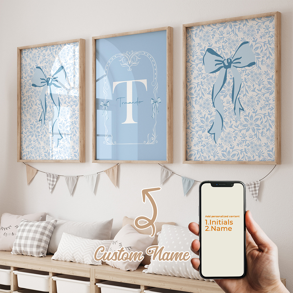 3pcs Personalized Custom Name  - Home Cinema Wall Art recensione e prezzo
