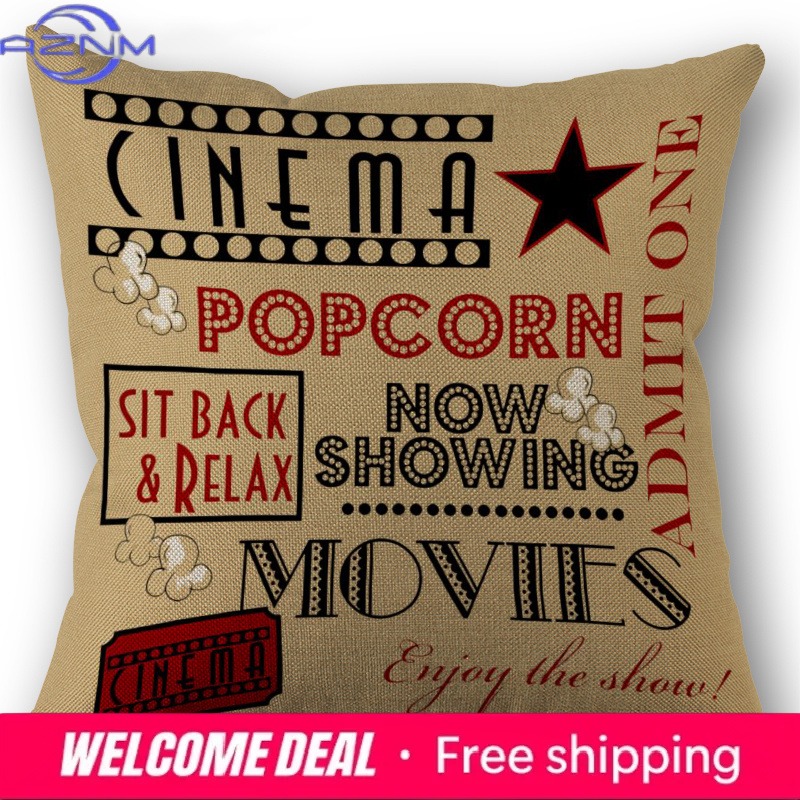 Cinema Ticket Printed Pillow C - Home Cinema Tickets recensione e prezzo