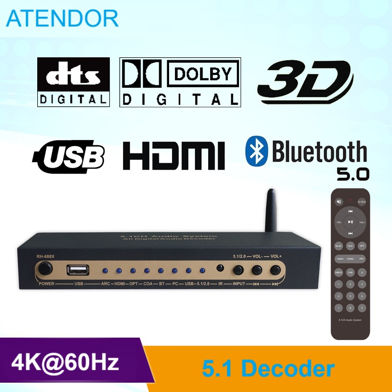 DTS Dolby Digital Audio 5.1 De - Surround Sound Decoder recensione e prezzo