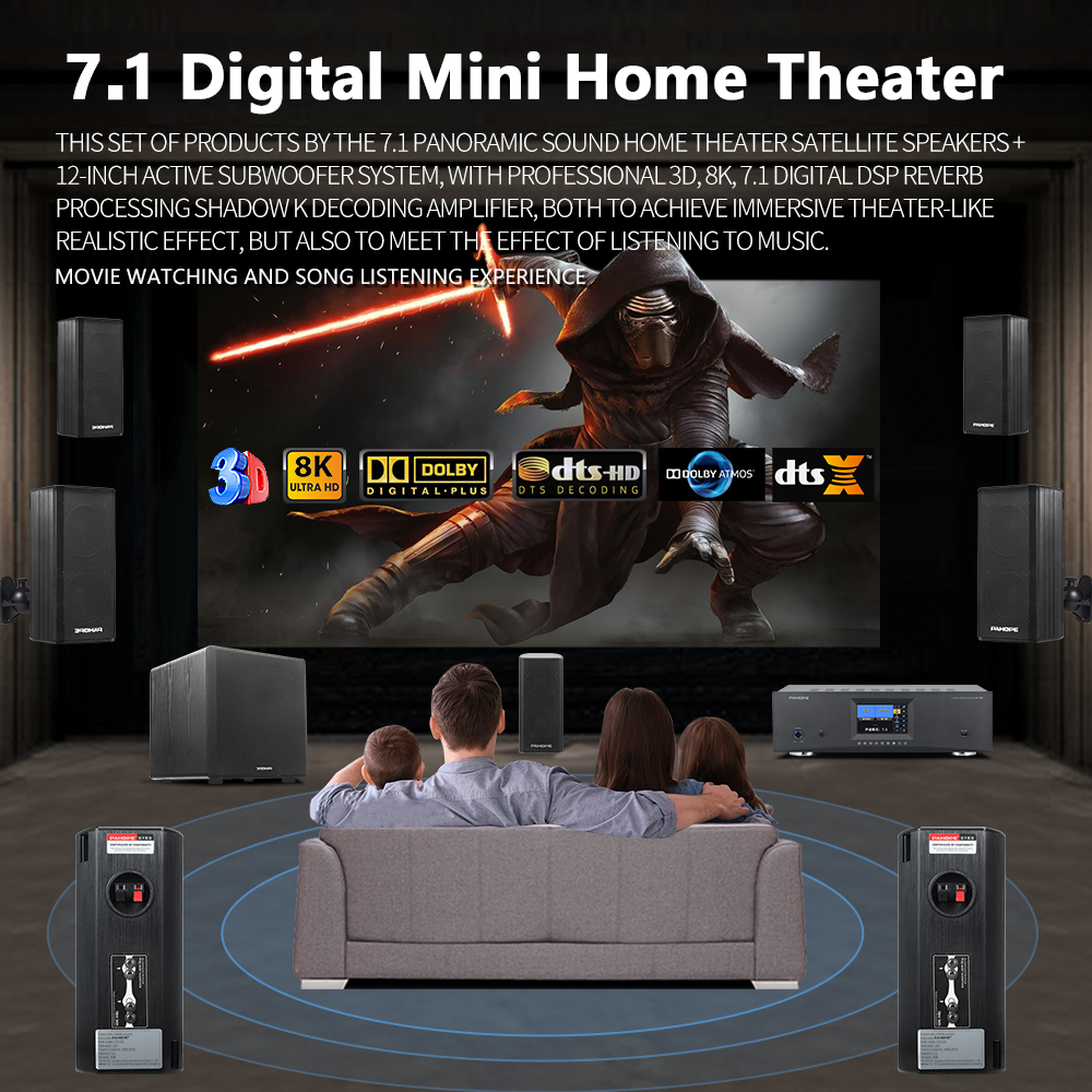 7.1 Digital Home Theater Audio - Surround Sound Decoder recensione e prezzo